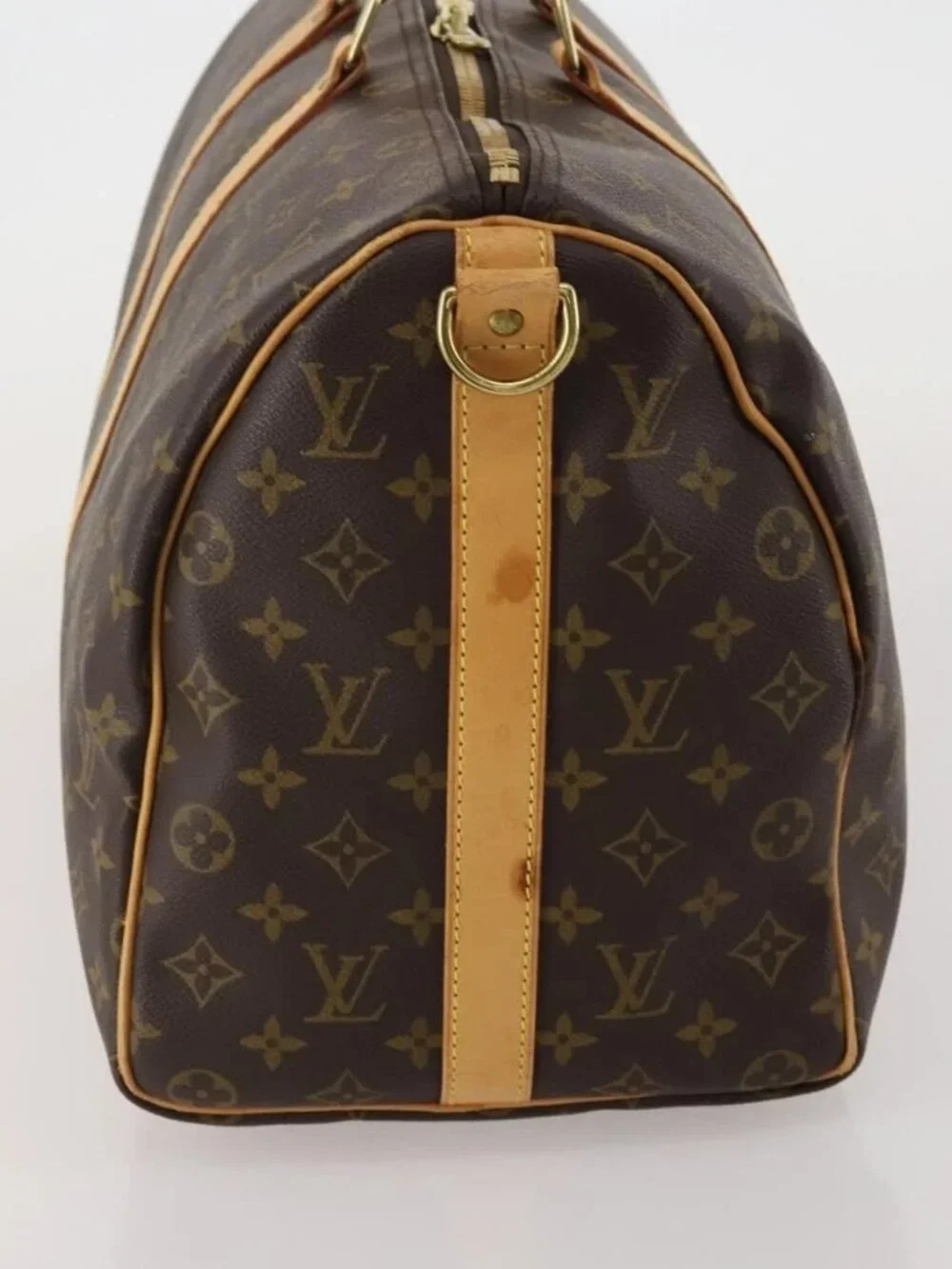 LOUIS VUITTON Monogram Keepall Bandouliere 45 Boston Bag M41418 LV Auth 187418A